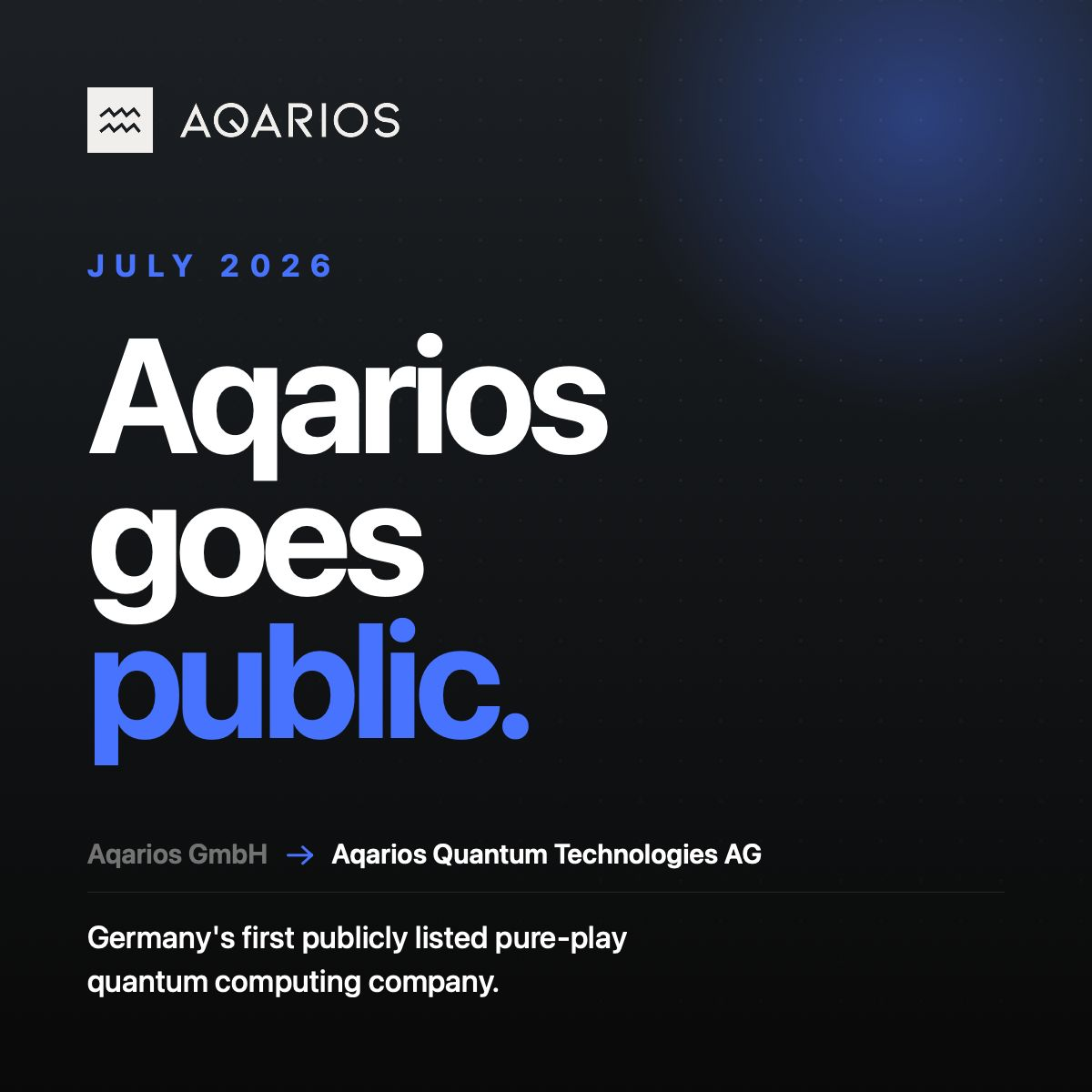 Aqarios Enters Public Markets via SPAC, Becoming Germany’s First Listed